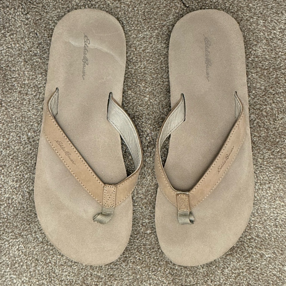 Casual Tan Flip Flops